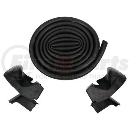 Crown 55052607K Windshield Frame to Hard Top Weatherstrip Kit for 76-95 Jeep CJs, YJ w/ Hardtop
