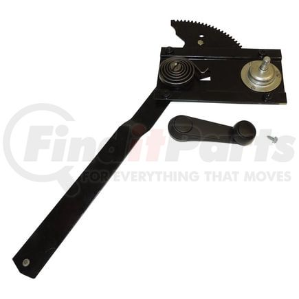 Crown 55074991K Window Regulator Kit; Front Left; w/Full Steel Doors; Incl. Regulator/Handle/Screw;