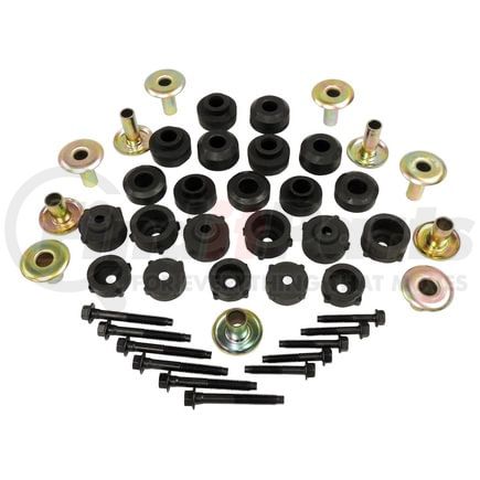 Crown 55176180MK Body Mount Master Kit; Incl. Bushings/Retainers/Washer/Bushing Bolts;