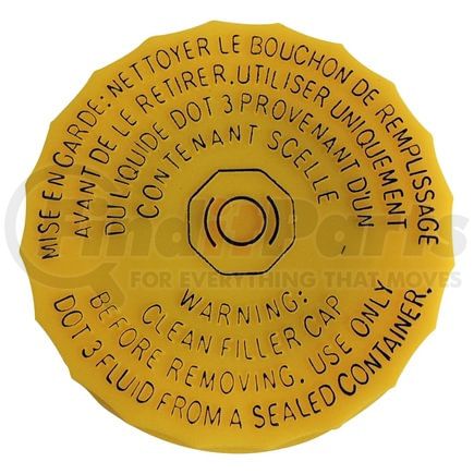 Crown 68398161AA Brake Master Cylinder Cap; Threaded; Includes Seal; Black;