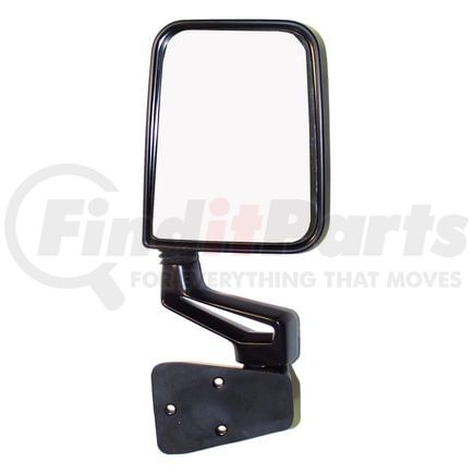 Crown 82201772 Door Mirror and Arm; Right; Black; Door Mount;