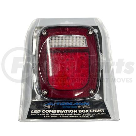 Automann 571.LD506R42 Brake / Tail / Turn Signal Light - RH, 16 LED Tail, 22 Backup, 4 Plate LEDs, 3-Stud Mount