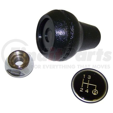 Crown 3241067K Manual Trans Shift Knob Kit; Incl. Knob; Nut; Shift Insert; For Use w/T4 And T176/T177 Transmissions;