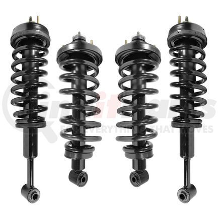 Unity Automotive 4-11890-15400-001 Front and Rear Suspension Strut and Coil Spring Assembly Kit