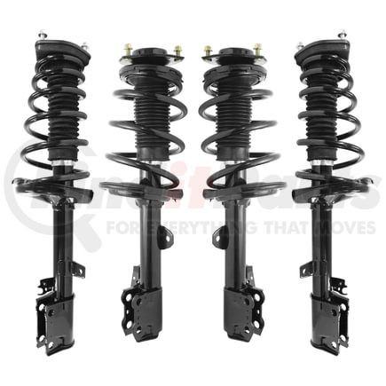 Unity Automotive 4-11935-15413-001 Front and Rear Suspension Strut and Coil Spring Assembly Kit