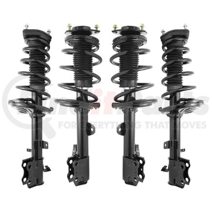Unity Automotive 4-11935-15411-001 Front and Rear Suspension Strut and Coil Spring Assembly Kit