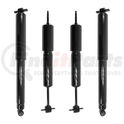 Unity Automotive 4-213140-253220-001 Front and Rear Nitrogen Gas Shock Absorber Kit