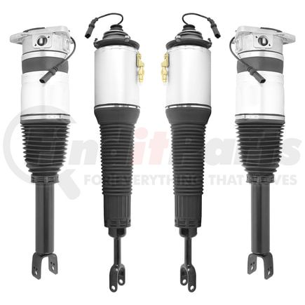 Unity Automotive 4-28-130001-28-530001 Front and Rear Electronic Suspension Air Strut Assembly Kit