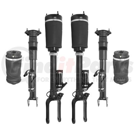 Unity Automotive 4-28-112900-4 Front and Rear Electronic Suspension Air Strut Assembly Air Spring Shock Kit