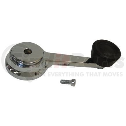 Crown J3678907 Window Crank Handle; Chrome; w/o Door Speakers;