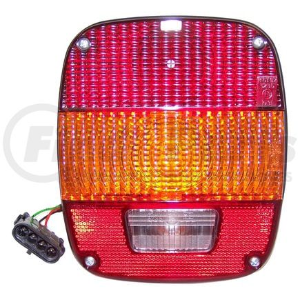 Crown J5764204 Tail Light Assembly; For Use w/ Jeep 1981-1983 CJ-5/ 1981-1986 CJ-7/ 1981-1986 CJ-8 w/Europe And Australian Design Rules; 1987-1995 YJ Wrangler Europe;