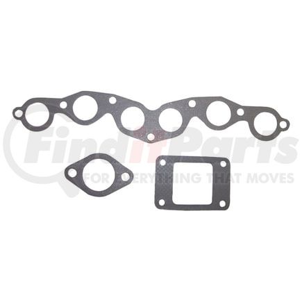Crown JA007835 Exhaust Manifold Gasket Set; Incl. Exhaust Manifold To Engine Gasket/Intake to Exhaust Manifold Gasket/Exhaust Manifold to Front Pipe Gasket;