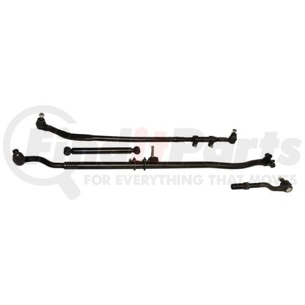 Crown SK1 Steering Kit; Incl. All 4 Tie Rod Ends/Adjusters With Hardware/Steering Stabilizer; w/LHD;
