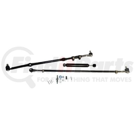 Crown SK2 Steering Kit; Incl. All 4 Tie Rod Ends/Adjusters With Hardware/Steering Stabilizer; w/LHD;