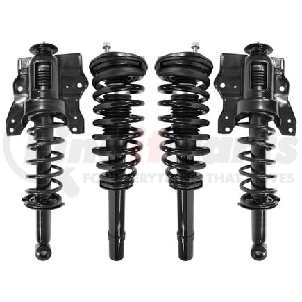 Unity Automotive 4-11114-15071-001 Front and Rear Suspension Strut and Coil Spring Assembly Kit
