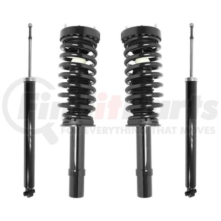 Unity Automotive 4-11261-253230-001 Front and Rear Suspension Strut and Coil Spring Assembly Shock Absorber Kit