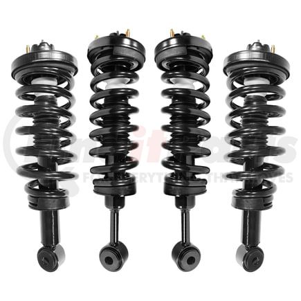 Unity Automotive 4-11380-15080-001 Front and Rear Suspension Strut and Coil Spring Assembly Kit