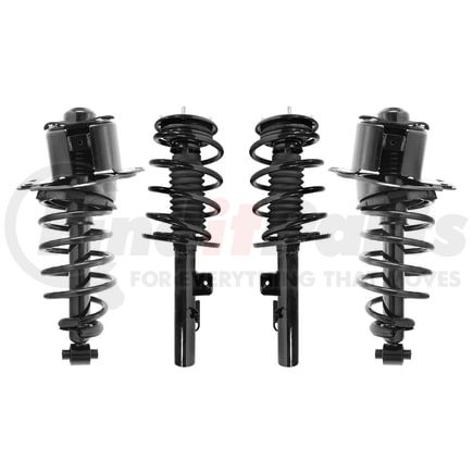 Unity Automotive 4-11543-15041-001 Front and Rear Suspension Strut and Coil Spring Assembly Kit