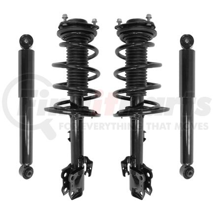 Unity Automotive 4-11647-253090-001 Front and Rear Complete Strut Assembly Shock Absorber Kit