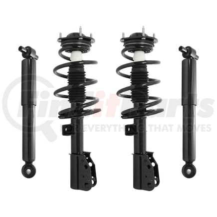 Unity Automotive 4-11670-213050-001 Front and Rear Complete Strut Assembly Shock Absorber Kit