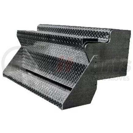Aranda K-2151 Battery Box - 40", Al Diamond Plate, For Kenworth Model W900