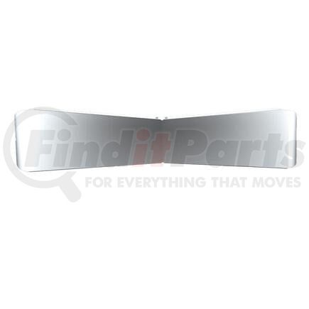 Aranda K-2054 Sun Visor - 13"x 8", Bowtie, Blind Mount, Curved Windshield, Stainless Steel