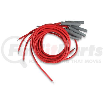 MSD 31199 Super Conductor Spark Plug Wire Set, 8 Cyl Multi-Angle Plug, Socket/HEI