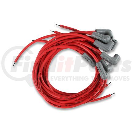 MSD 31239 Super Conductor Spark Plug Wire Set 8 Cyl 90° Plug, Socket/HEI Cap