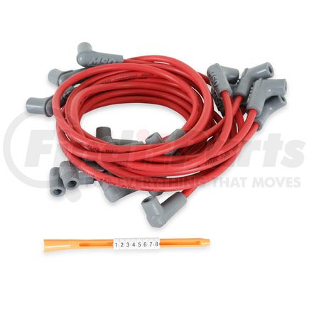 MSD 31419 Super Conductor Spark Plug Wire Set, Chevy Truck 305-350 '85-On
