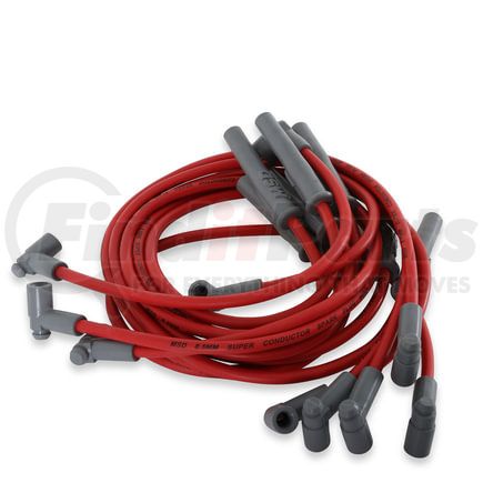 MSD 35389 Super Conductor Spark Plug Wire Set, Ford 351C-460, w/HEI Cap