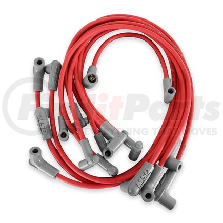 MSD 35659 Super Conductor Spark Plug Wire Set, Small Block Chevy w/HEI Cap