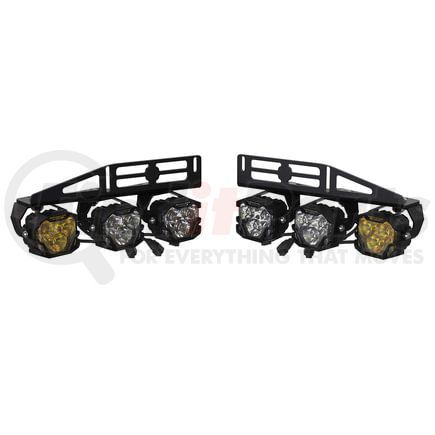 Morimoto BAF024 Morimoto 4Banger Triple Fog Kit: 17-20 Raptor (brackets only)
