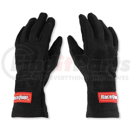 Racequip 355005 2-LYR SFI-5 GLOVE LRG BLA