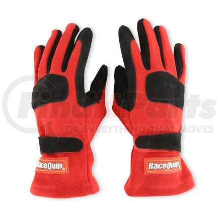 Racequip 355015 2-LYR SFI-5 GLOVE LRG RED
