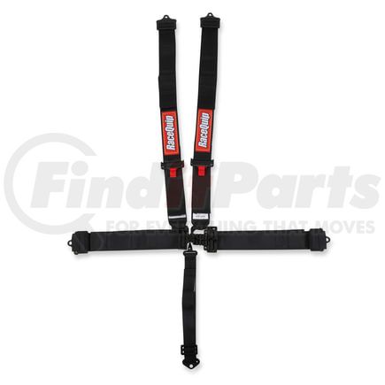 Racequip 711001 L & L 5PT HARNESS SET BLA