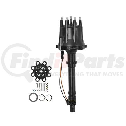 MSD 85555 Chevy Black V8 Pro-Billet Distributor