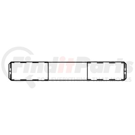 ConMet 10036462 Wheel Stud - 5/8 in.-18 UNF 5/8 in.-11 UNC x 5.00 in., Double-Ended Stud, Smooth Shank