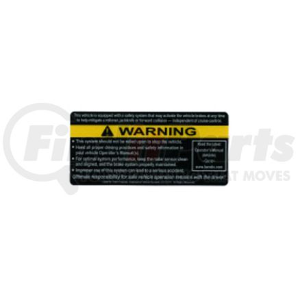 Bendix K061310 Label