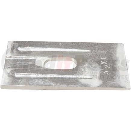 Dayton Parts A-352 Alignment Caster Wedge - Aluminum, 3.5 in. Width, 1 Degree