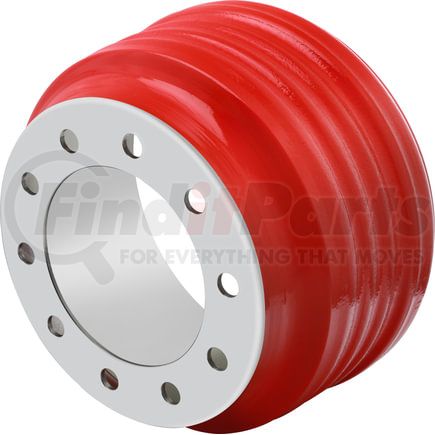 Webb 96864B Brake Drum - 16.5" x 7", Steel-Shell Outboard Mount, Balanced
