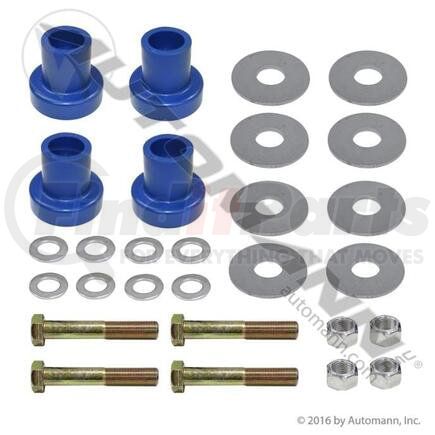 Automann M17330KUB4 Engine Mount, Ultra Blue Poly Front Set (4-Piece) for Freightliner