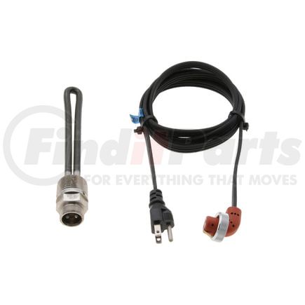 Phillips & Temro 860-9861 Threaded Oil Immersion Heater-with Thermostat and Cordset, 120V, 300 Watts, 1" NPT, 6" Element