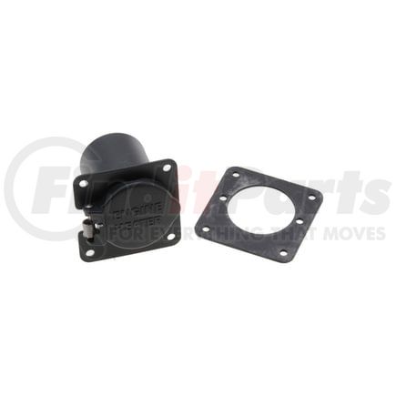 Phillips & Temro 3600088 Weatherproof Receptacle, Four Hole Square Flange, Painted