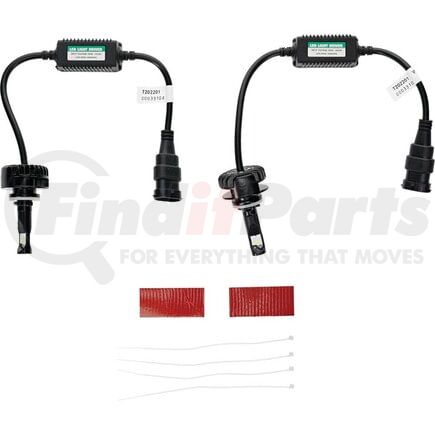 Stens TLHL-880 LED Headlight Conversion Kit, 1400 Lumens, 12V 16W, 2-Bulb Set, Plug & Play Controllers