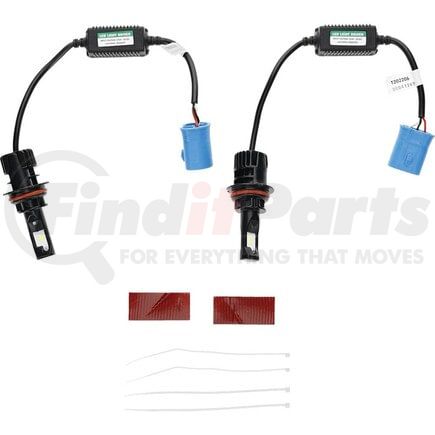 Stens TLHL-9007 LED Headlight Conversion Kit, 1400 Lumens, 12V 16W, 2-Bulb Set, Plug & Play Controllers