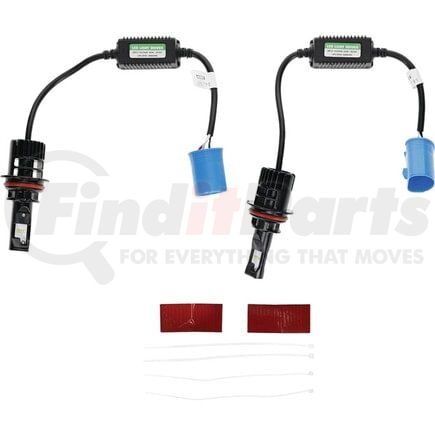 Stens TLHL-9004 LED Headlight Conversion Kit, 1400 Lumens, 12V 16W, 2-Bulb Set, Plug & Play Controllers