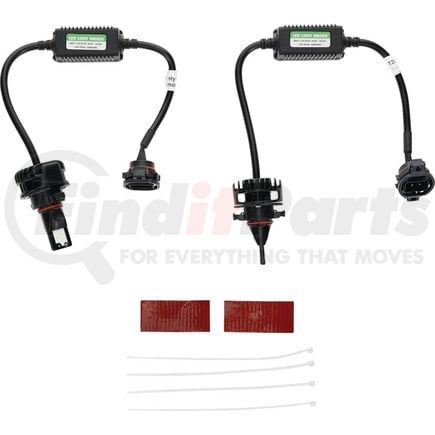 Stens TLHL-H16 LED Headlight Conversion Kit, 1400 Lumens, 12V 16W, 2-Bulb Set, Plug & Play Controllers