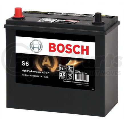 Bosch S6535B Bosch High Performance AGM Starter Battery for Start/Stop systems