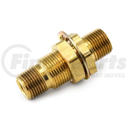 Tramec Sloan 55600-BN Bulkhead Fitting, Brass, 2-7/8, .38 x 1.25 Brass Nut