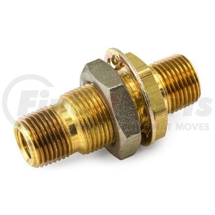 Tramec Sloan S600L Bulkhead Fitting, Brass, 2-7/8, .38 x 1.375 Steel Nut